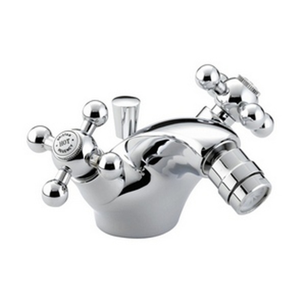 Bristan Regency bidet mixer with popup waste Chrome (R BID C)