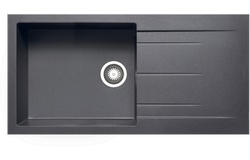 Prima+ Granite 1B & Drainer Inset Sink Gun Metal CPR320