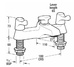Performa Lever Quarter Turn Deck Mounted Bath Shower Mixer 329017