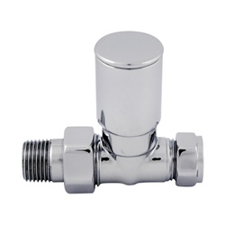 Abacus Essentials Arc Radiator Valve Straight 15MM ATRV-20-0510