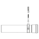 Ideal Flue Extension 0.5m Kit (Pack D) 211037