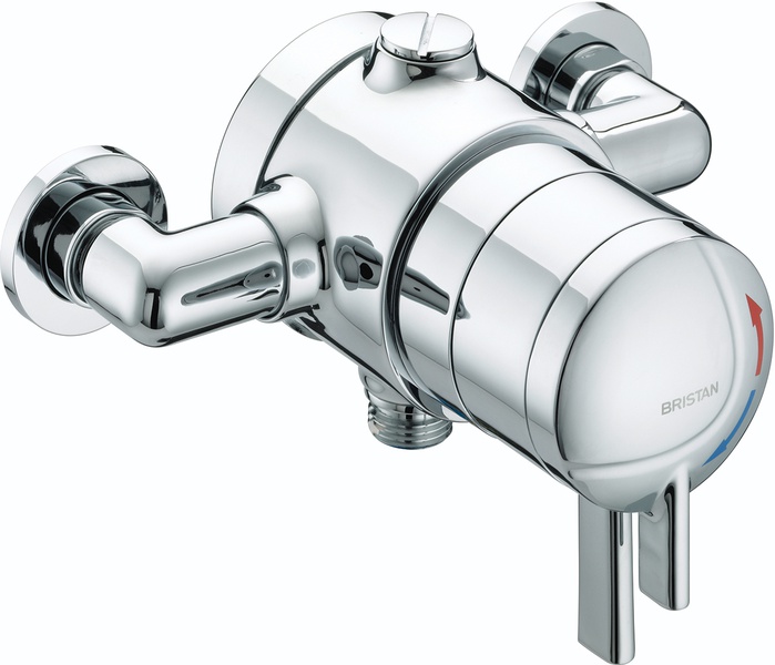 Bristan Dual Control Exposed Shower Valve With Lever Handle STR TS1875