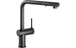 Abode Fraction Pull-Out Mixer Tap Matt Black AT2159