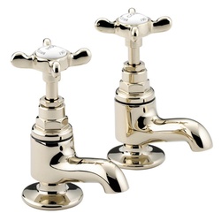 Bristan 1901 Vanity Basin Taps Gold N VAN G CD