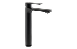 Abode Aquip Tall Basin Mixer Matt Black AB2831