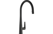 Abode Coniq R Single Lever Mixer Tap w/Pull Out Matt Black AT2121