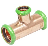 Pegasus PressFit (Water Only) Reducing Tee – Branch 22mm x 22mm x 15mm 437722