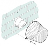 Baxi Stainless Steel Terminal Guard 60/100 720627901