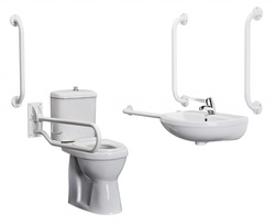 Bristan DocM WC Pack DOCM-T3 W (WHITE RAILS)