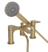 Bristan Frammento Bath Shower Mixer Brushed Brass FRM BSM BB