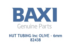 NUT TUBING Inc OLIVE - 6mm