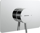 Bristan Prism Thermostatic Recessed Single Control Shower Valve PM2 SQSHCVO C