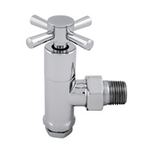 Abacus Essentials Quattro Radiator Valve Angled 15MM ATRV-25-0505 