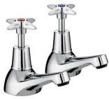 Bristan X-Head Bath Taps Pair (VAX 3/4 C)