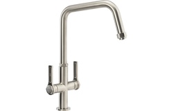 Abode Hex Monobloc Mixer Tap Brushed Nickel AT2091