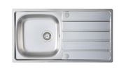 Prima 1 Bowl Stainless SteelSink 965x500mm CPR024