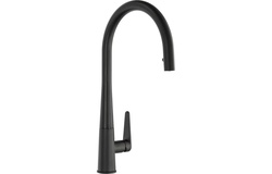 Abode Coniq R Single Lever Mixer Tap w/Pull Out Matt Black AT2121