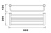 Abacus Essentials Orbit Towel Rail Shelf ATAC-BX10-2606