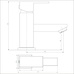 Bristan Quadrato Small basin mixer (QD SMBAS C)