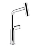 Abode Tubist T Single Lever Mixer Tap w/Pull Out Chrome AT2190