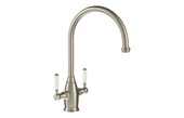 Abode Oxbury Monobloc Mixer Tap Brushed Nickel AT2221