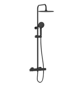 Bristan Buzz Thermostatic Shower Black (BUZ SHXDIVCTFF BLK)