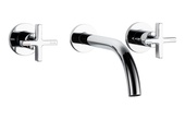 Abode Serenitie Wall Mounted Basin/Bath Mixer Chrome AB1077