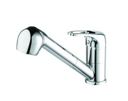Bristan Pear Sink Mixer With Pull Out Spray PEA PULLSNK C