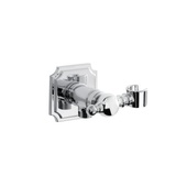 Bristan Traditional Wall Outlet with Handset Holder & Square Plate TD WOSQHH04 C