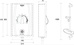 Bristan Joy Care Thermostatic Electric Shower 9.5Kw JOYTHCK95 W
