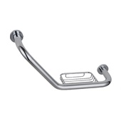 Abacus Essentials Grab Bar Angled with Soap Holder ATAC-BX16-0804