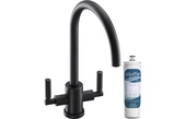 Abode Atlas Monobloc Aquifier Mixer Tap Matt Black AT2099