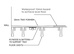 Abacus Elements Level Tray Kit - 14X9 End Linear 300 Drain EMK3-EN-1409