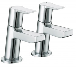Bristan Pisa Basin Taps Chrome PS 1/2 C