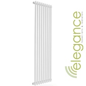 Abacus Direct Elegance Tiempo Towel Warmer 1400 x 590 White