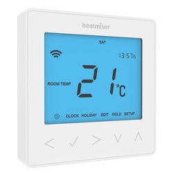 Heatmiser NeoStat Programmable Thermostat - Glacier White