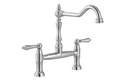 Abode Mayenne Bridge Mixer Tap Chrome AT2232