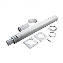 Rinnai Horizontal Flue Kit 80/125mm inc Adaptor