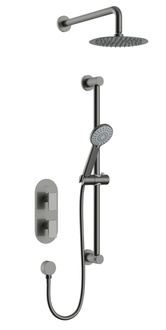 Bristan Frammento Gun Metal Grey Concealed Dual Control Shower Pack FRAMMENTO GM SHWR PK (2 LEFT)