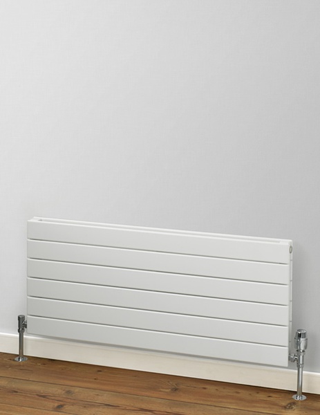 MHS Rads 2 Rails Primrose Single Panel Horizontal White Radiator ...