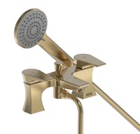 Bristan Hourglass Bath Shower Mixer Brushed Brass HOU BSM BB