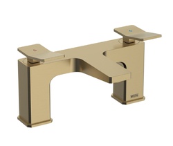 Bristan Tangram Bath Filler Brushed Brass TAN BF BB