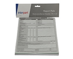 Interpart Warning/advice pad INP0295 