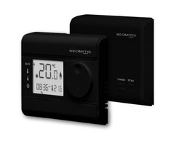 Neomitis Wireless 7 Day Prog Room Thermostat Black RT7RFB