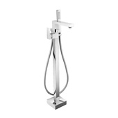 Abacus Plan Chrome Free Standing Bath Shower Mixer TBTS-26-3602 