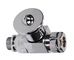 BiWorld Contemporary Chrome Straight Wheel Head Valve EV-M15S