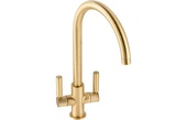 Abode Globe Monobloc Mixer Tap Brushed Brass AT2140