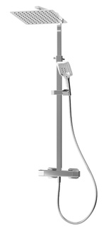 Inta Mio Deluxe Dual Outlet Safe-Touch Thermostatic Shower Kit IX400025CP