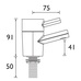 Bristan Oval Basin taps (OL 1/2 C)