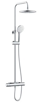 Bristan Buzz2 Bar Shower with Rigid Riser (BUZ2 SHXDIVCTFF C)